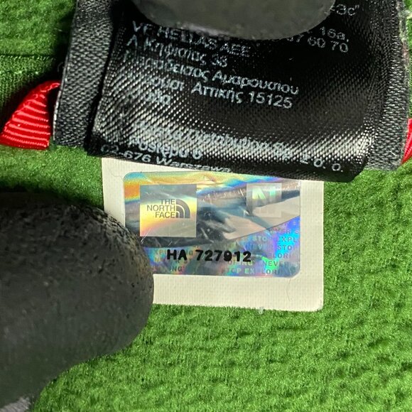 The North Face 1/4 Zip Fleece Pullover Mens XL Green 1/2 Zip TKA 100 Lightweight - Picture 7 of 10